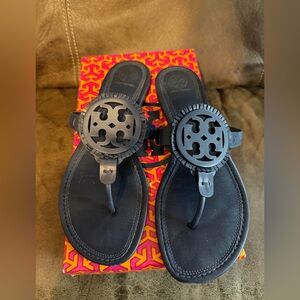 Tory Burch Black Cutout Sandals